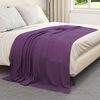 vidaXL Couvertures &agrave; jeter 6 pcs Violet 200 x 150 cm Toison