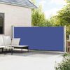 vidaXL Auvent lat&eacute;ral r&eacute;tractable de patio 600x160 cm bleu