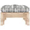 vidaXL Pouf palette de jardin bois de pin impr&eacute;gn&eacute;