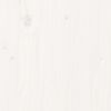 vidaXL Salon de jardin 10 pcs blanc bois de pin massif