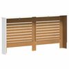 vidaXL Cache-radiateurs 2 pcs Blanc 172x19x81,5 cm MDF