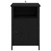 vidaXL Cabinet de chevet Ch&ecirc;ne noir 40 x 42 x 60 cm Bois d'ing&eacute;nierie