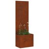vidaXL &Eacute;cran de confidentialit&eacute; de jardin Rouill&eacute; 50 x 32 x 150 cm