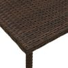 VidaXL Table basse de jardin rectangulaire marron 40x40x37 cm rotin