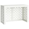 vidaXL Housse de climatiseur Blanc 90 x 40 x 60 cm Acier