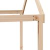 vidaXL Lit haut sans matelas 90x200 cm bois de pin massif