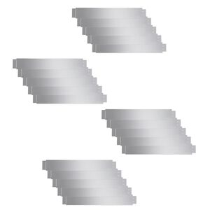 vidaXL Cl&ocirc;ture de pelouse flexible 20 pcs Acier galvanis&eacute; 100x14 cm