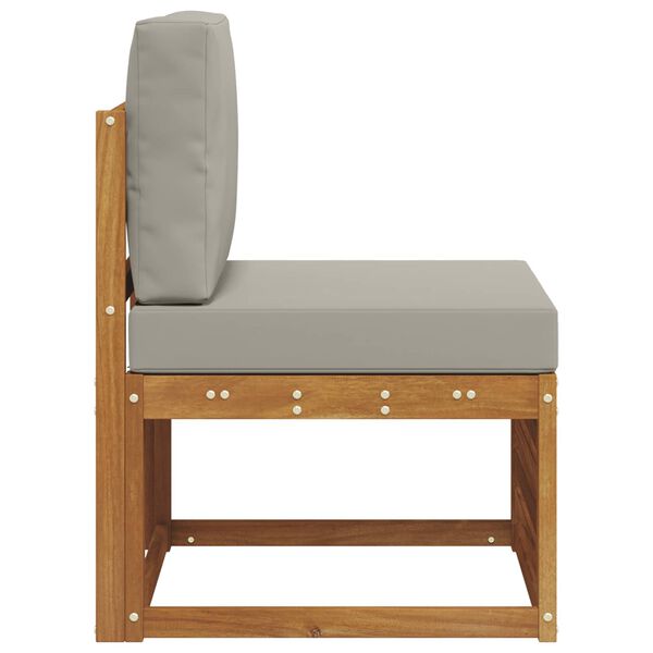 vidaXL Sofa de milieu ext&eacute;rieur Bois d'Acacia Massif Naturel