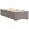 vidaXL Cadre de lit sans matelas taupe 90x190 cm tissu