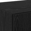 vidaXL Haut Armoire Ch&ecirc;ne noir 70 x 42.5 x 185 cm Bois d'ing&eacute;nierie