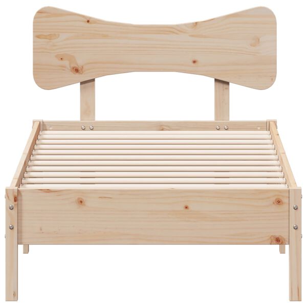 vidaXL Cadre de lit sans matelas 90x200 cm bois de pin massif