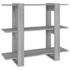 vidaXL Biblioth&egrave;que/S&eacute;parateur de pi&egrave;ce Sonoma gris 100x30x87 cm