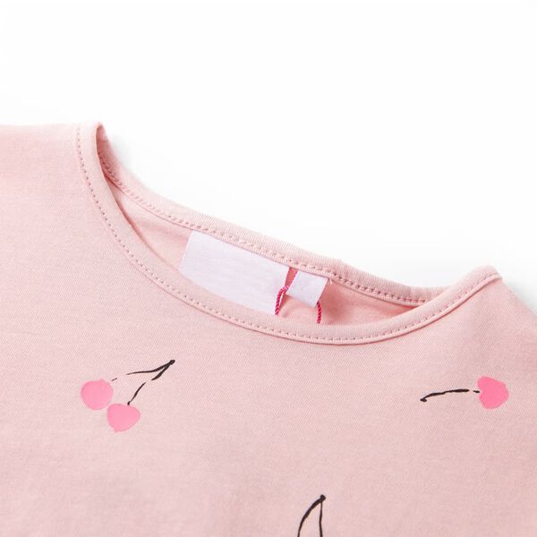 T-shirt pour enfants rose clair 92