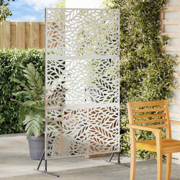 vidaXL &Eacute;cran de confidentialit&eacute; Gris 100 x 50 x 180 cm Acier