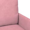 vidaXL Canap&eacute;s avec coussin 55cm Rose Contreplaqu&eacute;
