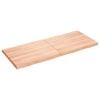 vidaXL Dessus de table bois massif traité bordure assortie