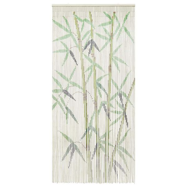 VidaXL Rideau anti-insectes imprimé en bambou 90 x 220 cm