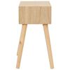 vidaXL Table de chevet avec 1 tiroir 44x30x58,5 cm Bois de pin massif