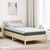 vidaXL Matelas Blanc et Gris 100 x 200 cm Tissu jacquard