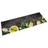 vidaXL Tapis de cuisine lavable impression d'&eacute;pices 45x150 cm velours