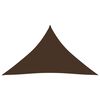 vidaXL Voile de parasol tissu oxford triangulaire 3x3x4,24 m marron