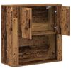 vidaXL Meuble mural Bois Ancien 80 x 33 x 80 cm Bois d'ingénierie