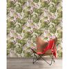 DUTCH WALLCOVERINGS Papier peint Paradiso Vert et rose