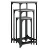 vidaXL Tables d’appoint gigognes 3 pcs sonoma gris bois d'ingénierie