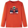 T-shirt enfant à manches longues orange 92