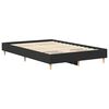 vidaXL Cadre de lit sans matelas noir 120x190 cm bois d'ing&eacute;nierie