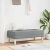 vidaXL banc Gris clair 113 x 57 x 39 cm tissu