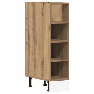 vidaXL Meuble bas "Riga" Ch&ecirc;ne artisanal 20 x 44,5 x 81,5 cm Bois d'ing&eacute;nierie