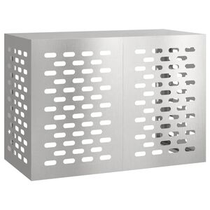 vidaXL Housse de climatiseur Argent 100 x 50 x 70 cm Acier inoxydable