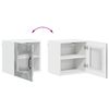 vidaXL Armoire de cuisine Lucca 2 pcs Gris b&eacute;ton 40 x 31 x 40 cm