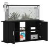 vidaXL Support pour aquarium noir 121x41x58 cm bois d'ing&eacute;nierie