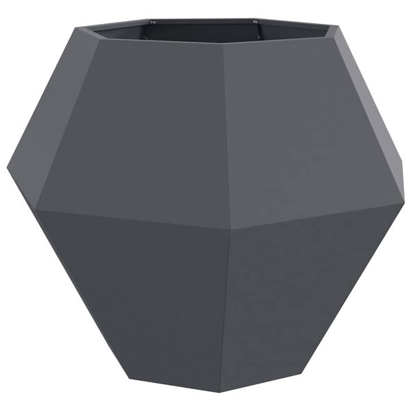 vidaXL Jardini&egrave;re Anthracite 100 x 100 x 80 cm Acier