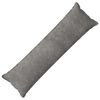 vidaXL Coussin HOUTEN Gris clair 40 x 145 cm Fleece en microfibre