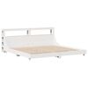 vidaXL Cadre de lit sans matelas blanc 180x200 cm bois massif de pin