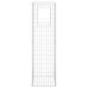 vidaXL Poteaux à panier de gabion 2 pcs 50x50x180 cm Fer
