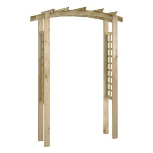 vidaXL Voûte en treillis 150x60x210 cm Bois