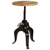 vidaXL Table de bar Bois de manguier massif 60 x (76-110) cm