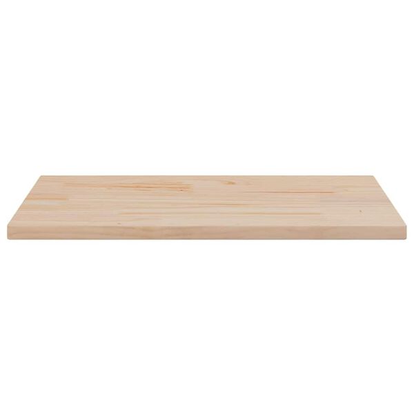 vidaXL Dessus de table 80x40x2,5 cm bois de pin massif rectangulaire