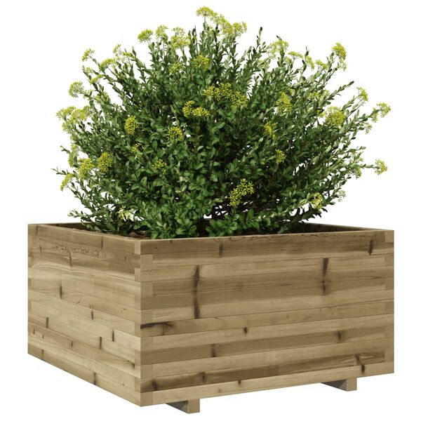 vidaXL Jardini&egrave;re 90x90x49,5 cm bois de pin impr&eacute;gn&eacute;