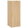 vidaXL Buffet haut Ch&ecirc;ne sonoma 34,5x34x180 cm Bois d'ing&eacute;nierie