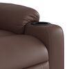 vidaXL Fauteuil inclinable marron similicuir