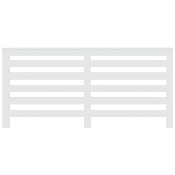 vidaXL Cache-radiateur blanc 175x20x82 cm bois d'ing&eacute;nierie
