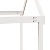 vidaXL Lit superposé sans matelas blanc 90x190 cm bois de pin massif