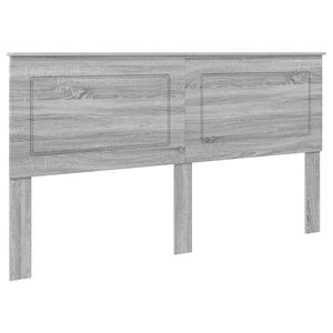 vidaXL T&ecirc;te de lit Gris Sonoma 100 cm Bois d&rsquo;ing&eacute;nierie