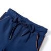 Pantalons pour enfants avec cordon de serrage bleu marine 116