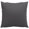 vidaXL Coussins de canapé lot de 4 anthracite 50x50 cm tissu